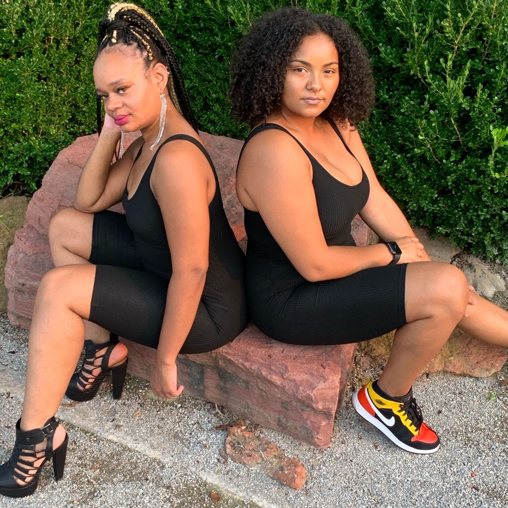 Black bodysuit/ romper